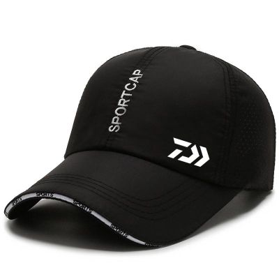 [hot]Daiwa Summer Outdoor Sunshade Men Baseball Fishing Caps Adjustable Sport Quick-Dry Breathable Uv Protection Cycling Fishing Hats
