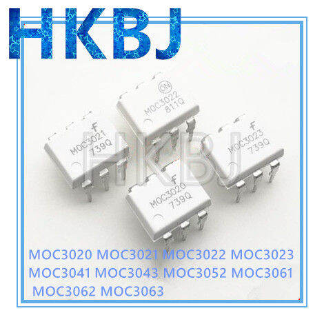 Set 10 Optoisolatori DIP6 MOC Series - MOC3010, MOC3020, MOC3021, MOC3023, MOC3041, MOC3043, MOC3052, MOC3061, MOC3063, MOC3083 - Foto 8