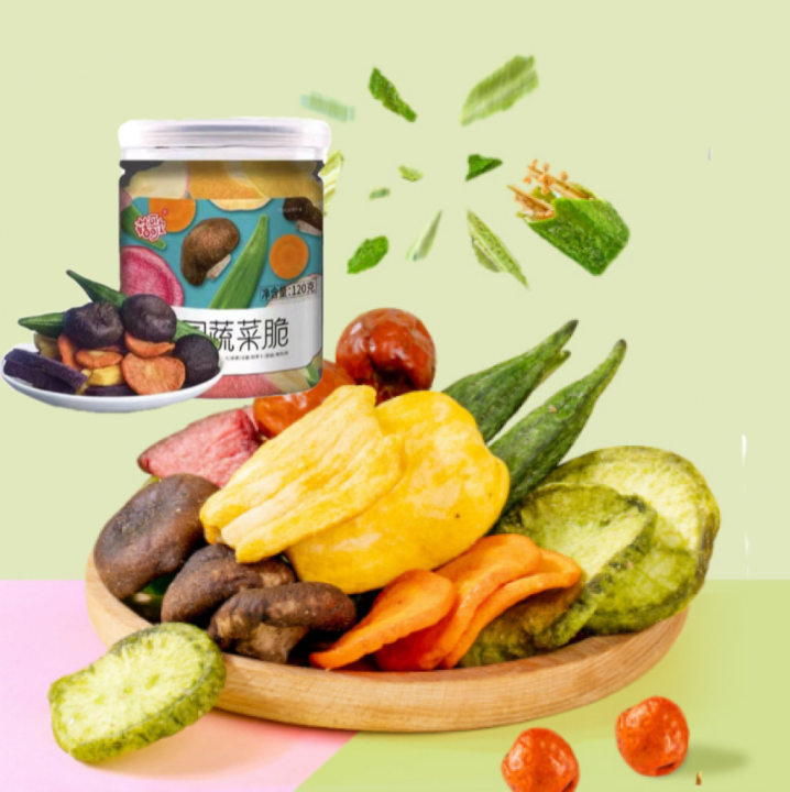 Crispy Dried Vegetables Snack ready to eat can Organic Dried Fruits And