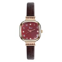 Fashion Women Students Small Leather Band Suqare Quartz Watch jam tangan wanita prempuan