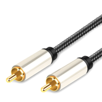 【 Cw】hifi 5.1สายสัญญาณเสียงชุบทองดิจิตอล RCA ถึง RCA ชาย Coaxial Coax Amplifer SPDIF Home Video Audio Cable อุปกรณ์เสริม