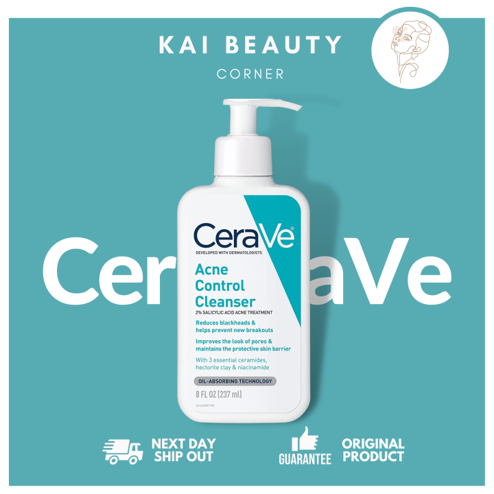 (kaibeauty) CeraVe Acne Control Cleanser Lazada PH