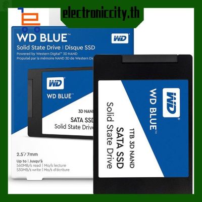 ลด 50% (พร้อมส่ง)Western Digital Blue โซลิดสเตทไดรฟ์/WD SSD SATA 3D-NAND 2.5” 1TB รับประกัน 3 ปี มีสินค้า(ขายดี)