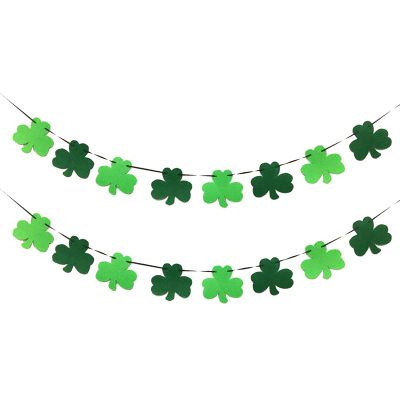 St. PatrickS Day Decoration Wreaths, Lucky Party Decoration Banners Are Compatible with Gates, Fireplaces, Etc