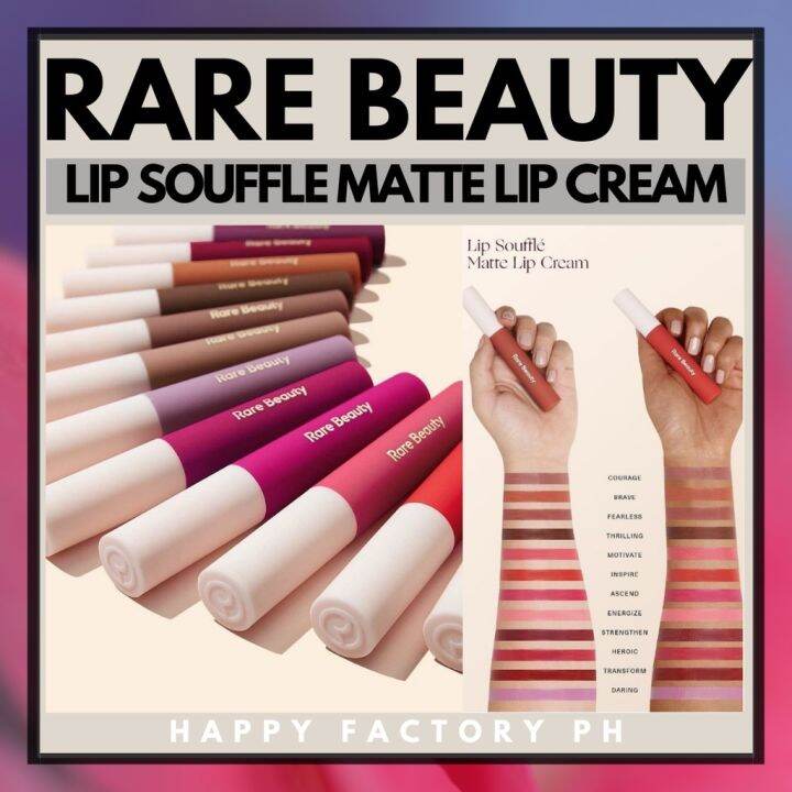 Rare Beauty By Selena Gomez Lip Souffle Matte Cream Lipstick Fearless Rare Beauty By Selena Gomez Lip Souffle Matte Cream Lipstick Fearless