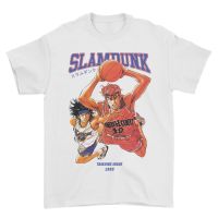 tshirt เสื้อยืด พิมพ์ลายอนิเมะ Slam Dunk สไตล์วินเทจ 03(S-5XL)