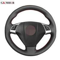 Black Artificial Leather Hand-stitched Car Steering Wheel Cover for Fiat vo 2007-2015 Doblo 2010-2015 Opel Combo 2012