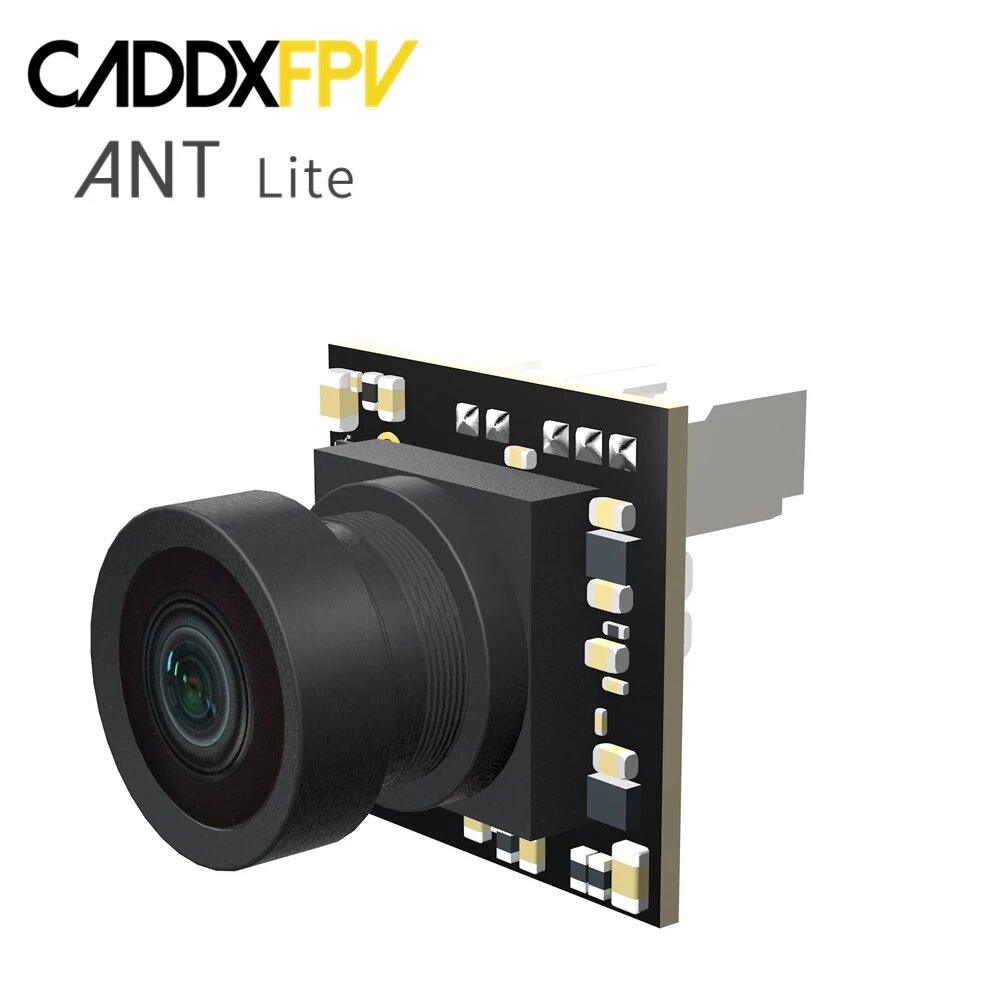 Black 4-3 Caddx Ant FPV Camera 3.7-18V 1200TVL Global WDR with OSD 1.8mm Lens 2g Ultra Light Nano FPV Camera Cam Aspect Ratio 