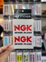 สติ๊กเกอร์ตกแต่งมอเตอร์ไซค์ Bigbike / NGK SPARK PLUGS