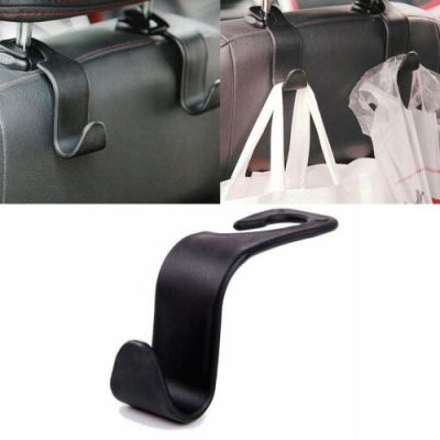 tongduq Car Seat Rear Headrest Hanger Storage Hook Food Bag Handbag good