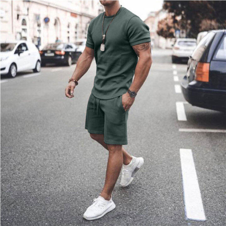 2021-summer-new-men-sportswear-suits-casual-shorts-sets-t-shirt-male-running-tracksuit-fitness-gym-workout-clothing-sports-set