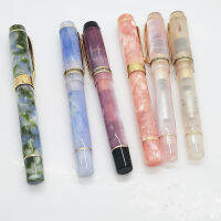 Kaigelu 316 Celluloid Fountain ปากกา FIine Nib EF ลายหินอ่อนที่สวยงามสีส้มหมึกปากกาเขียนของขวัญสำหรับธุรกิจสำนักงาน-jica