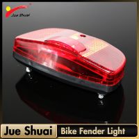 ❂▽☾ Bicycle LED Tail Light Bike Light for Rear Rack Carrier Safety Warning Lamp Battery Bike Bicycle Lighting Cycling Accessories