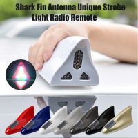 Car Solar LED Anti Collision Light Warning Lights Universal Shark Fin Antenna Light Automobile Modeling Decorating Accessories Safety Cones Tape