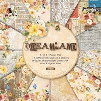 24Pcs/Lot Dream Land Retro Material Papers DIY Scrapbooking Album Diary Gift Decorative Paper Scrapbooking Paper