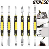 STONEGO 6Pcs/Set Metal Pry Bar for Electronics Repair Digital Tablets Laptops Watches