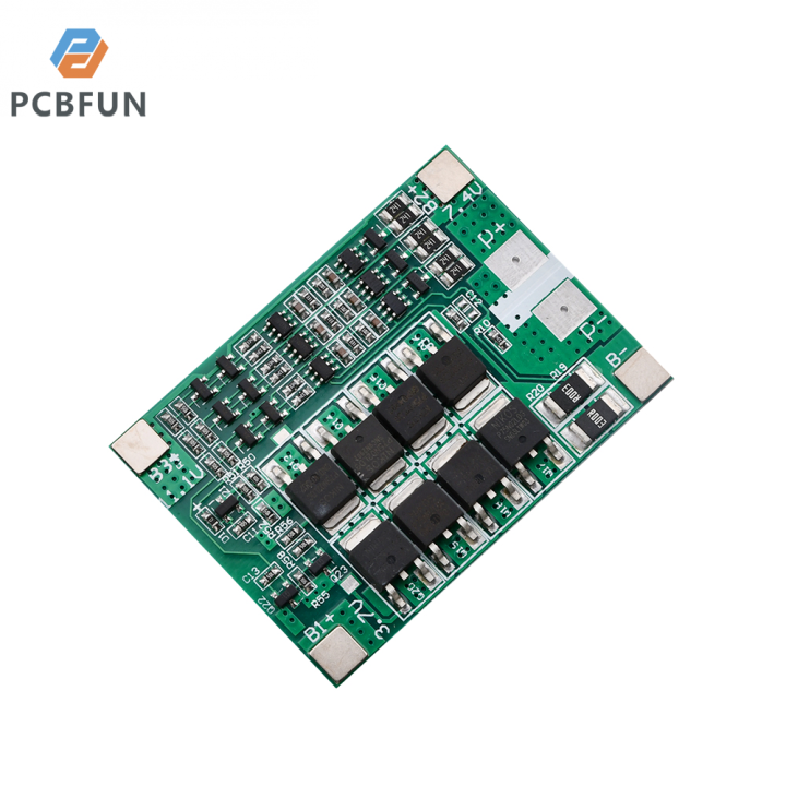 pcbfun-เครื่องชาร์จแบตเตอรี่ลิเธียมแบตเตอรี่3s-12v-40a-แผ่นป้องกันแผ่นป้องกันแผงระบบจัดการแบตเตอรีแผ่นปริ้นท์พร้อมระบบชาร์จที่สมดุล