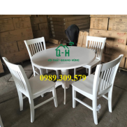 BỘ BÀN ĂN NHẬP KHẨU 4 GHẾ CAO CẤP GIAO NHANH HCM