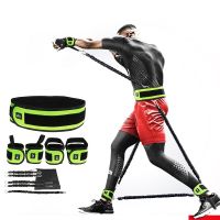 Fitness Boxing Resistance Bands Set for Full Body Combat Fighting MMA Basketball Force Agility Strength Training Workout Exercise Bands