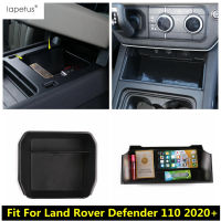 คอนโซลกลางที่เท้าแขนกล่องเก็บภาชนะที่ใส่ถาดสำหรับ Land Rover Defender 110 2020-2023พลาสติกอุปกรณ์ตกแต่งภายใน