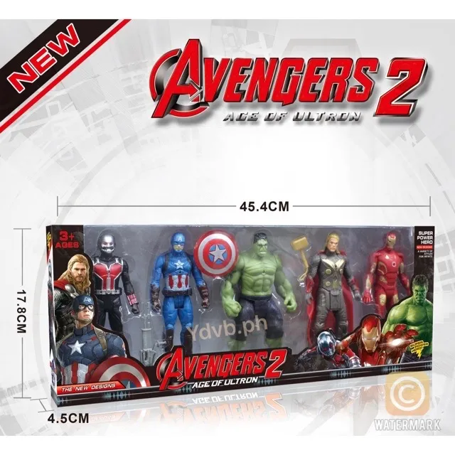 AVENGERS 5 IN 1 LIGHTS TOY SUPER HERO TOYS SUPERHERO | Lazada PH