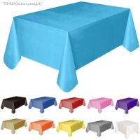 ❀๑✈ 137x183cm Disposable Tablecloth Solid Color Wedding Birthday Party Table Cover Rectangle Desk Cloth Wipe Party Home Tablecloth