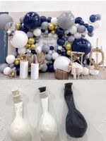 {Best-selling party decoration} น้ำเงินครามสีเทาสีขาวบอลลูนพวงมาลัยโค้งชุด C Onfetti ลูกโป่งสำหรับเด็กทารกอาบน้ำเจ้าสาววันเกิดงานแต่งงานตกแต่ง