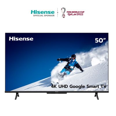 Hisense TV 50E7H ทีวี 50 นิ้ว 4K UHD Google TV/DVB-T2 / USB2.0 / HDMI /AV / ปี 2022  clearance  b grade