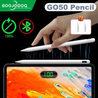 GOOJODOQ สำหรับดินสอ2 1ชาร์จไร้สายจอแสดงผล LCD ปากกา GO50สำหรับ Ipad ปากกาเขียนเปลือกตาสำหรับ Ipad Air 4 5 Pro 11 12.9