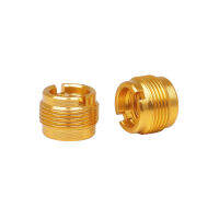 [ammoon]2PCS Microphone Mic Screw Nut Thread Adaptor 3/8" to 5/8" Connector Cupronickel