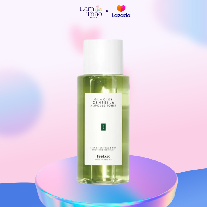 Nước Hoa Hồng Dưỡng Ẩm Chiết Xuất Rau Má Feelxo Glacier Centella