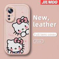 เคส JIUMOO สำหรับ Xiaomi 12 Lite 12 Pro เคสโทรศัพท์ลายการ์ตูน12 Lite 12 Pro ลายแมวบางดีไซน์ใหม่ฝาปิดด้านหลังเลนส์นุ่มหนังเคสป้องกันกล้องเต็มรูปแบบเคสกันกระแทก