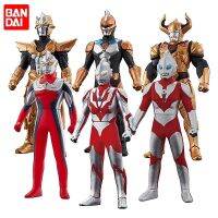 Bandai อัลตร้าแมนของแท้ฮีโร่นุ่มกาวยุติธรรมโซนัส Joneus Zearth Chuck Zdyna Regulos โมเดลตุ๊กตาหุ่นแอคชั่นของเล่นเด็ก