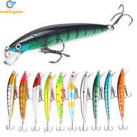 LeadingStar Fast Delivery 10cm/7.5g Fishing Lures 3D Eyes Fishing Bait With 2 Hooks Fishing Gear Accessories Suitable For Freshwater Saltwater