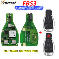 Oibwye Xhorse Keyless Go FBS3 VDI BE สมาร์ทคีย์3/4 315Mhz 433Mhz หนึ่งปุ่มเริ่มสำหรับ Benz W204 W212 W164 W166 CLK