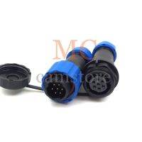 IP68 7pin waterproof connector SD16 16mm plugs and sockets electric cars motorcycle power panel mount connector 7 pins