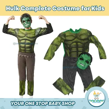 Avengers Endgame Child's Hulk Costume & Mask Kids Halloween Superhero  Gloves Costume - Cosplay Costumes - AliExpress