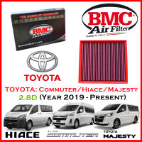 BMC Airfilters® (ITALY) Performance Air Filters กรองอากาศแต่ง สำหรับ Toyota : NEW Commuter / HIACE / MAJESTY เครื่อง 2.8D (ปี 2019-UP) โดยตัวแทนจำหน่าย BMC [ST MINI] (สินค้าพร้อมส่ง)