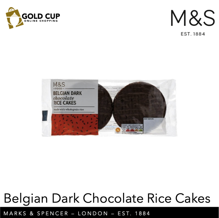 Marks & Spencer Food Belgian Dark Chocolate Rice Cakes 102g Lazada PH