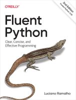 พร้อมส่ง Fluent Python : Clear, Concise, and Effective Programming (2ND) [Paperback]