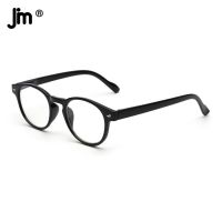 ▲ JM Spring Hinge Women Men Reading Glasses Round Magnifier Diopter Presbyopic Glasses