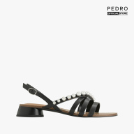 PEDRO - Giày sandals nữ đế vuông quai ngang Embellished Slingback PW1-66220022-01 thumbnail