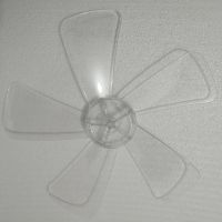 quality universal big wind power 16 inches 5 blades transparent plastic stand or table fan parts 400mm central hole 8mm