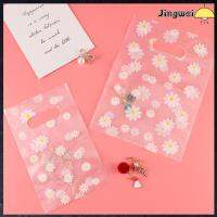 JINGWEI 50pcs/lot มินิมินิ ถุงพลาสติกใส่ของ เล็กๆน้อยๆ เดซี่เล็ก กระเป๋าชอปปิง น่ารักน่ารักๆ โปร่งใสโปร่งใส ถุงของขวัญ ถุงบรรจุภัณฑ์เครื่องประดับต่างหูเครื่องประดับ