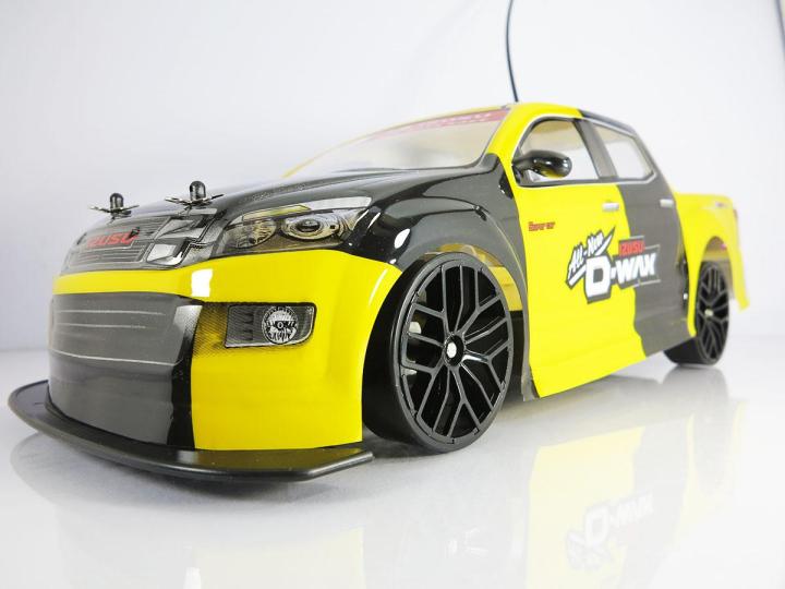 รถกระบะซิ่ง-บังคับวิทยุ-มีเทอร์โบ-เล่นดริฟท์สนุกมาก-ตัวรถสวยงามสามารถตั้งโชว์ได้-สเกล-1-10-sl-toys-sl018-สีเหลือง