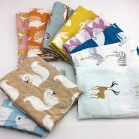 【CW】□♂  New Cotton Baby Blankets Newborn Soft Blanket Muslin Swaddle Wrap Feeding Burp Scarf 58x58cm