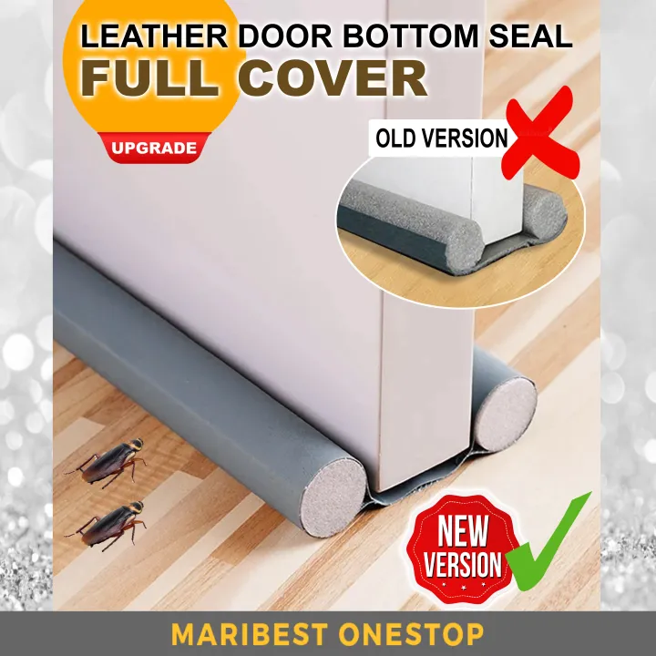 89CM PU Flexible Door Bottom Sealing Twin Draft Dodger Guard Door