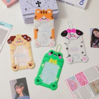 【LZ】 Cute Photocard Holder Keychain Kpop Card Binder Photocards Live Instax Mini Photo Album for Slides Scrapbook Bag Charm Keyring