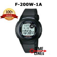 CASIO ของแท้ 100% นาฬิกาผู้ชาย F200W-1A Series 4 สี  พร้อมกล่องและใบรับประกัน1ปี F200 F201