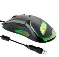 MD-TECH เมาส์ USB Optical Mouse (KM-01, Gaming) Gray/Black